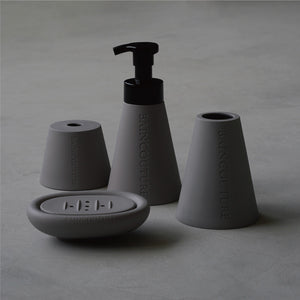 丸みを帯びた形がかわいいソープディッシュ