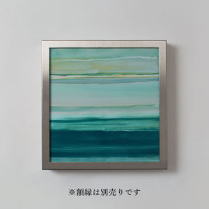 ceramic bath art Yu Yasuda「Between -Ao no tobari-」