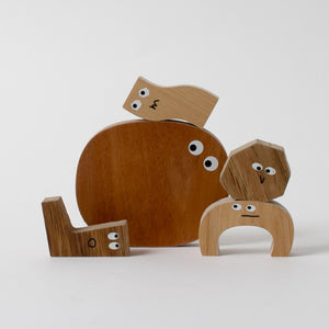 型抜きパズル（マホガニーセット）