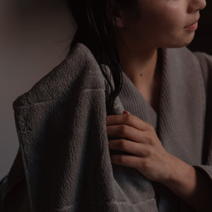 超長綿を使用した軽やかで滑らかなヘアタオル（2枚組）